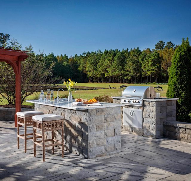 Custom landscape design and build project by Georgian Landscape Design in Atlanta